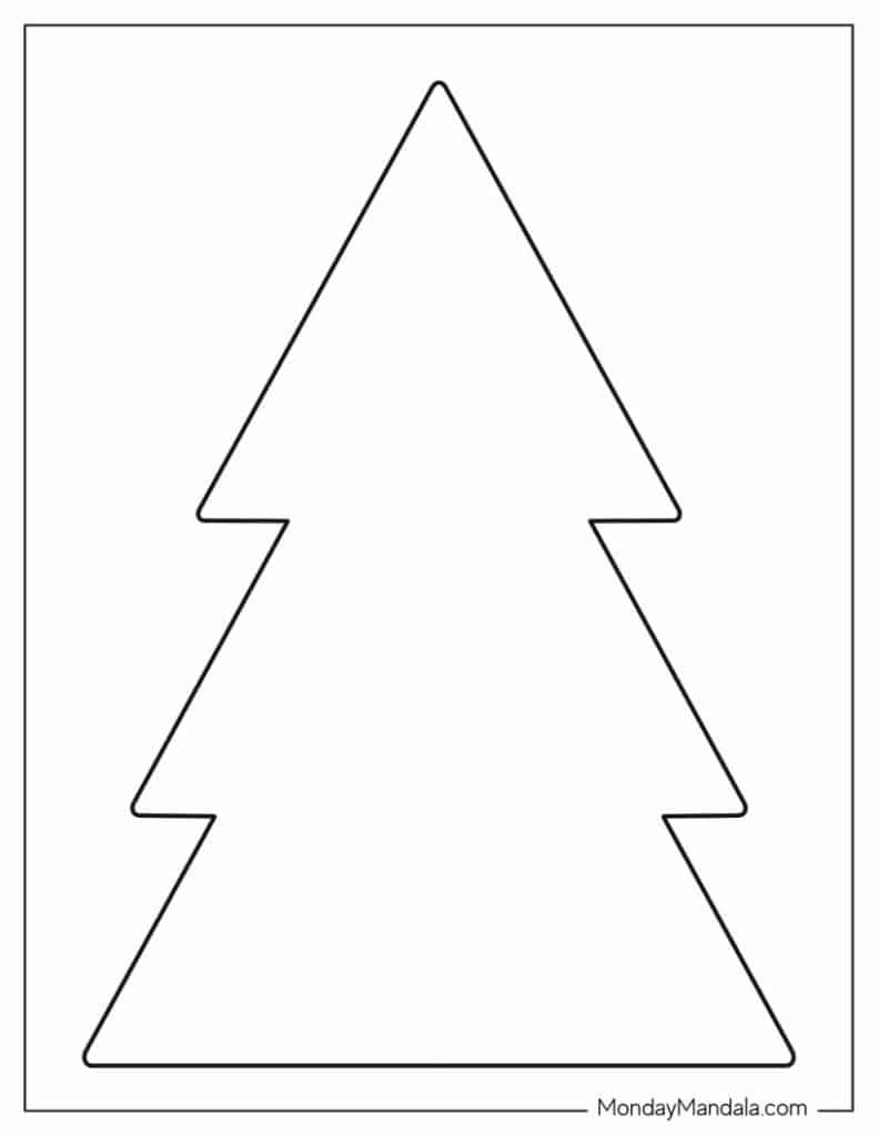 60 christmas tree templates (free pdf printables)